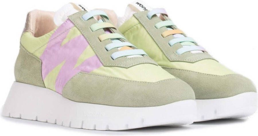 Wonders Odisei dames sneaker groen - Foto 2