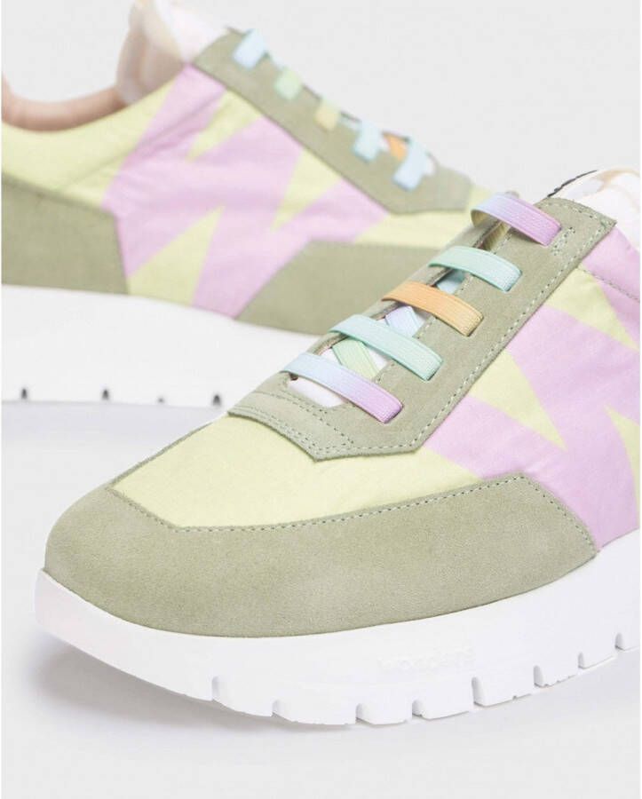 Wonders Odisei dames sneaker groen - Foto 4