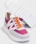 Wonders Odisei Dames Sneaker met Fris Logo Detail Multicolor Dames - Thumbnail 4