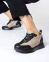 Wonders Odisei Dames Sneaker met MemoryGel Binnenzool Beige Dames - Thumbnail 4