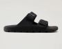 Woolrich Zwarte Gesp Leren Sandalen Black Dames - Thumbnail 10