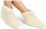 Woolwarmers Unisex Sloffen Creme Wit - Thumbnail 4