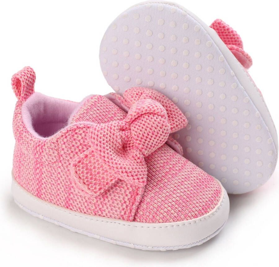WUNO Babyschoentjes Eerste loopschoentjes PU Leer schoentjes voor Meisjes en Jongens Donkerblauw