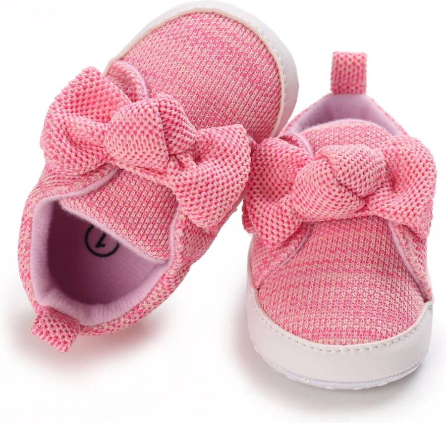 WUNO Babyschoentjes Eerste loopschoentjes PU Leer schoentjes voor Meisjes en Jongens Donkerblauw