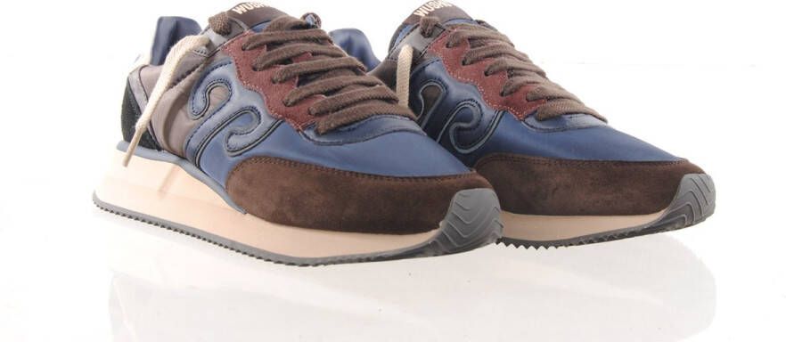 Wushu herenrunner M320 bruin blauw