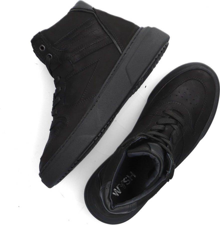 Wysh Lewis Hoge sneakers Jongens Zwart