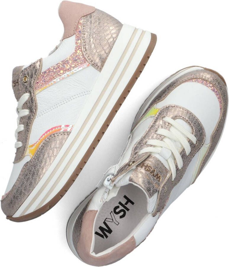 Wysh Wendy B Lage sneakers Leren Sneaker Meisjes Roze