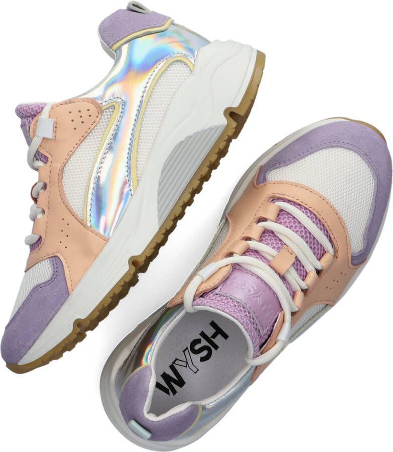 Wysh Wyke Lage sneakers Leren Sneaker Meisjes Wit