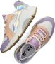 Materialenmix Wyke Lage sneakers Leren Sneaker Meisjes Wit - Thumbnail 5