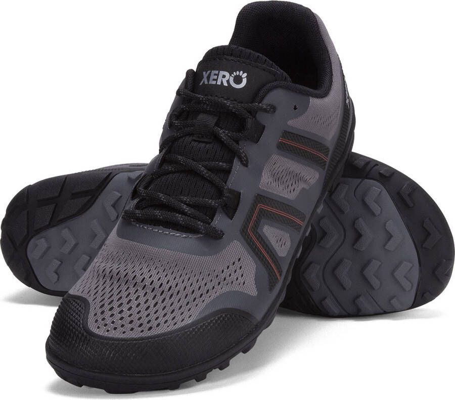 XERO SHOES Mesa Trail II Trailrun Wandelschoen Heren Steel Gray Orange