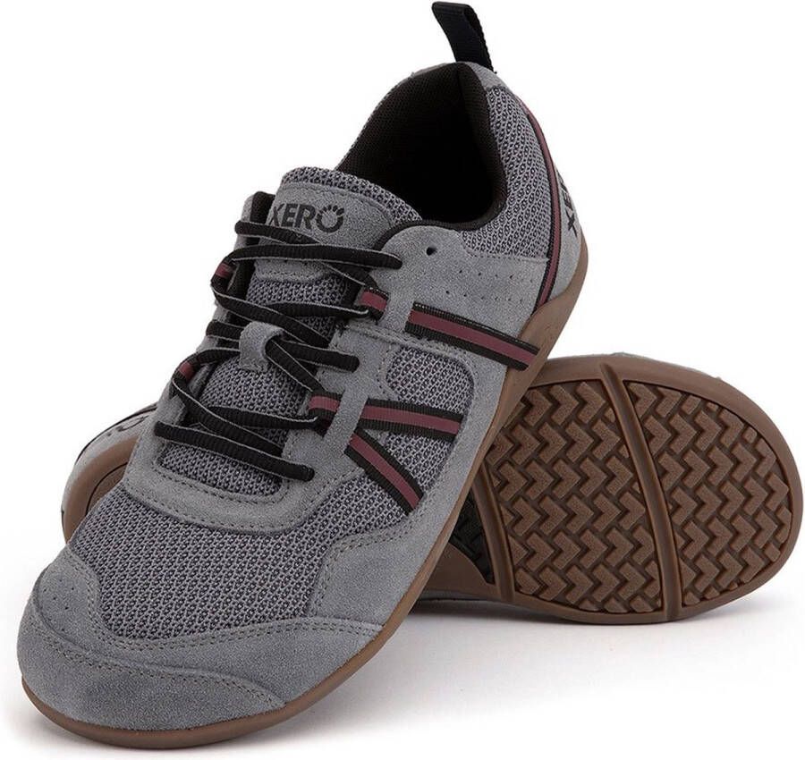 XERO SHOES Prio Hardloopschoenen Suede Steel Gray Heren - Foto 2