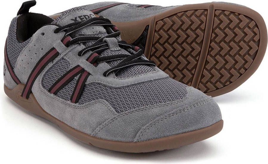 XERO SHOES Prio Hardloopschoenen Suede Steel Gray Heren - Foto 5