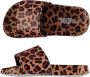 XQ Footwear Slippers Panterprint Camel - Thumbnail 2