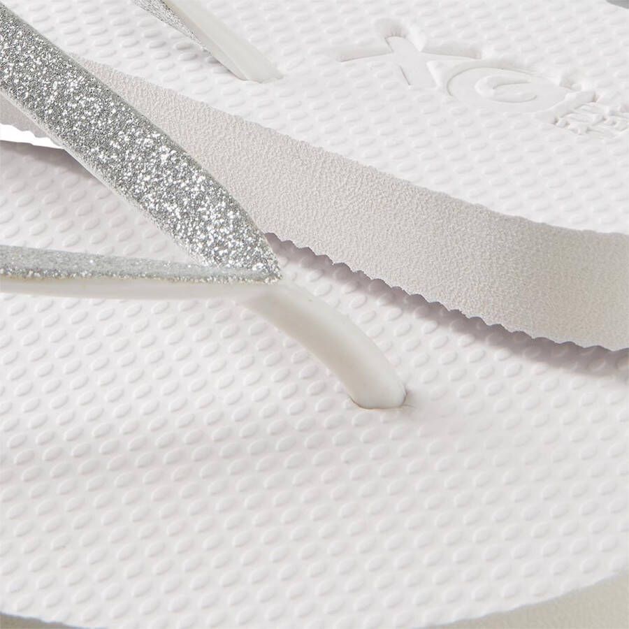 XQ Teenslippers Dames Glitter Wit