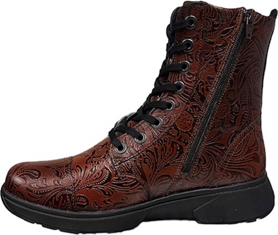 Xsensible 30203.5 684 H Riga Cognac Xsenisible laarsjes Dames laarsjes Dames schoenen Comfort schoenen dames schoenen Cognac laarzen