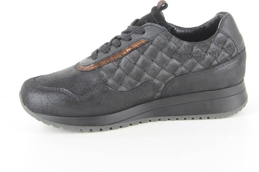 Xsensible 10191.2 Annabel Black Vintage Braided H Wijdte Lage sneakers - Foto 4