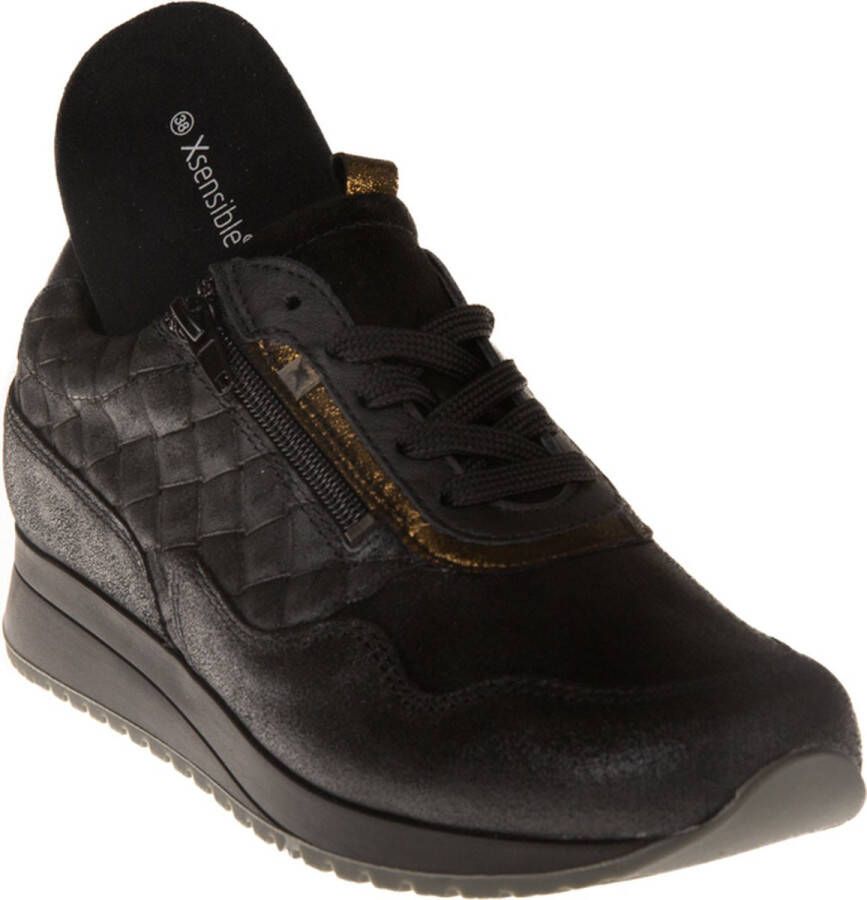 Xsensible 10191.2 Annabel Black Vintage Braided H Wijdte Lage sneakers - Foto 7