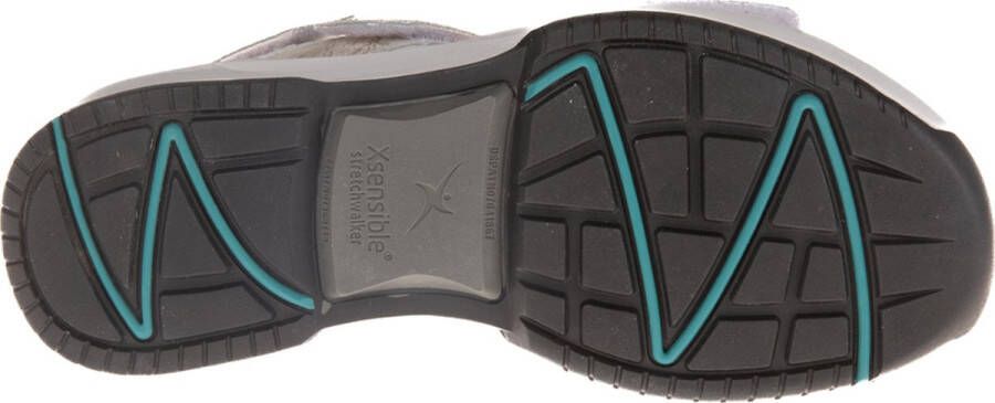 Xsensible Aruba 30700.5 G H White Metal-los voetbed sandaal-sandaal stretchwalker