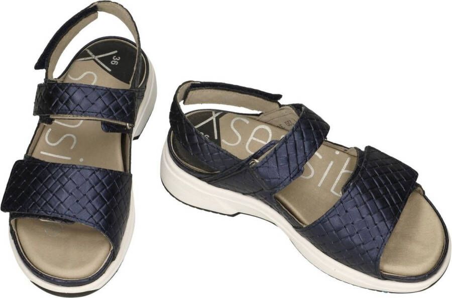 Xsensible -Dames blauw donker sandalen