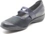 Xsensible Palermo blauwe bandschoenen klittenband sluiting wijdte H met stretchleer - Thumbnail 6