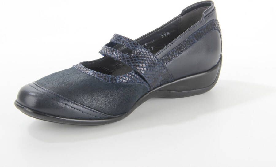 Xsensible Dames Instappers & Ballerina's 10010.2.616 Palermo Donkerblauw