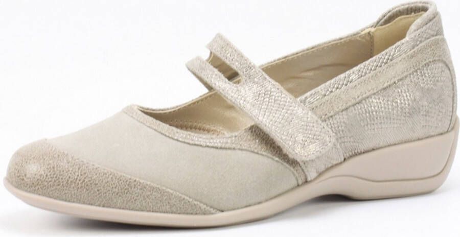 Xsensible Dames Instappers & Ballerina's Palermo Taupe