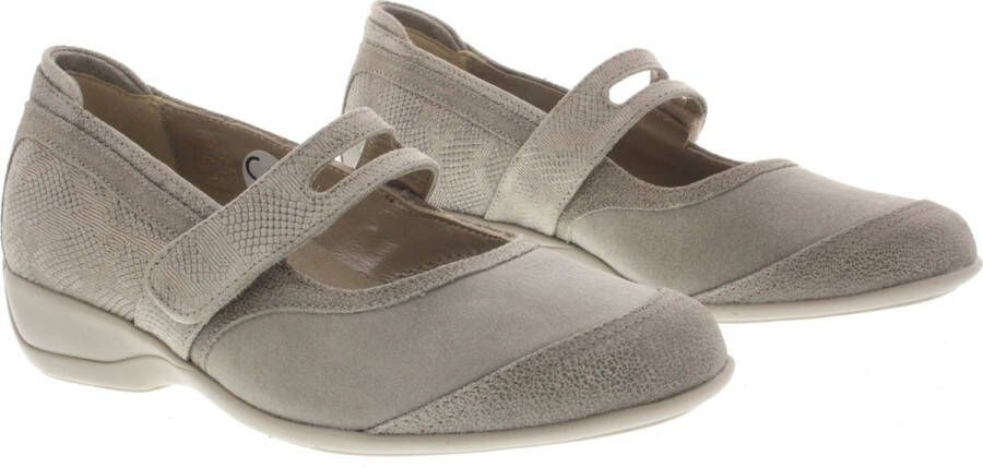 Xsensible Dames Instappers & Ballerina's Palermo Taupe