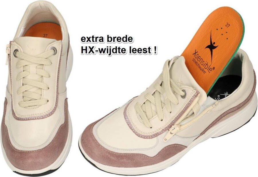 Xsensible -Dames roze donker sneakers