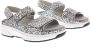 Xsensible Aruba Platte Sandalen Zilver Leer Dierenprint Gray Dames - Thumbnail 7