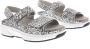 Xsensible Aruba Platte Sandalen Zilver Leer Dierenprint Gray Dames - Thumbnail 7