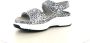 Xsensible Aruba Platte Sandalen Zilver Leer Dierenprint Gray Dames - Thumbnail 10