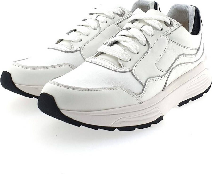 Xsensible Witte sneaker met stretch gevormd voetbed en verharde hiel White Dames - Foto 3