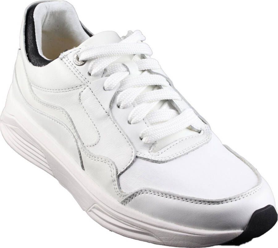 Xsensible Witte sneaker met stretch gevormd voetbed en verharde hiel White Dames - Foto 10