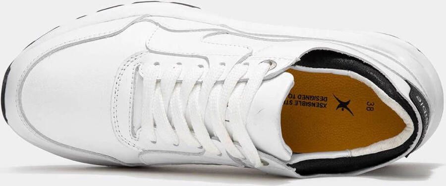Xsensible Witte sneaker met stretch gevormd voetbed en verharde hiel White Dames - Foto 11