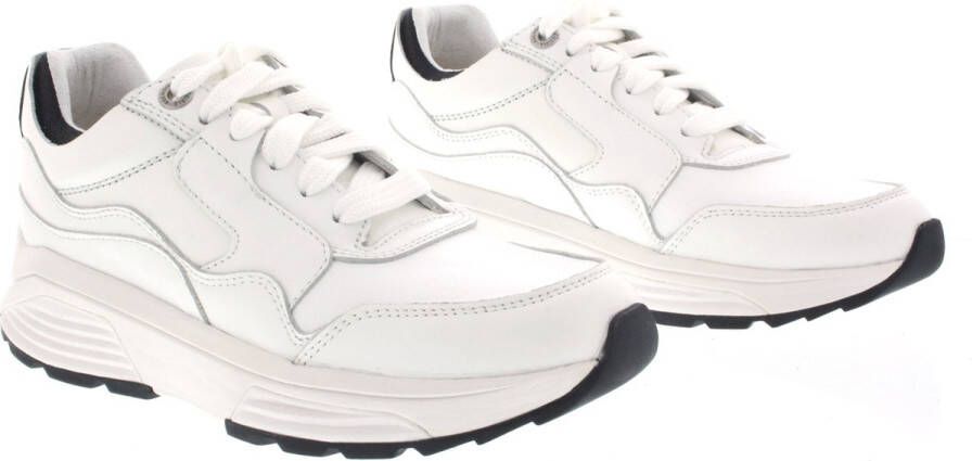 Xsensible Witte sneaker met stretch gevormd voetbed en verharde hiel White Dames - Foto 4