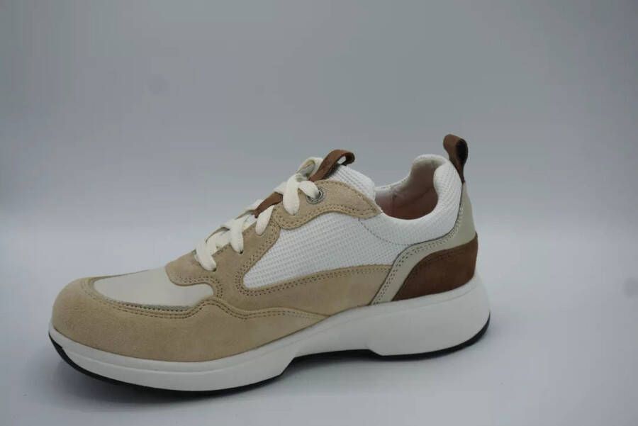 Xsensible Dames Veterschoenen Grenoble Sand Combi Zand