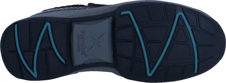 Xsensible Dames Veterschoenen Lima Black Combi Zwart