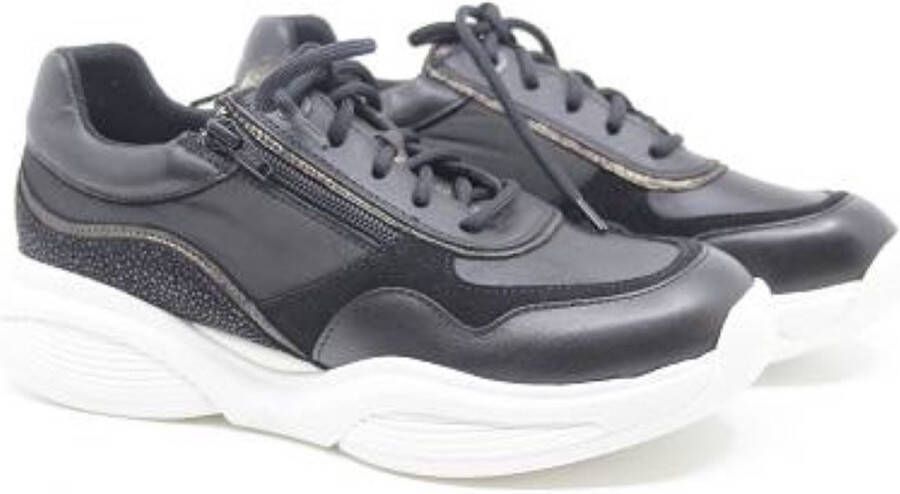 Xsensible Dames Veterschoenen Swx11 Black Zwart