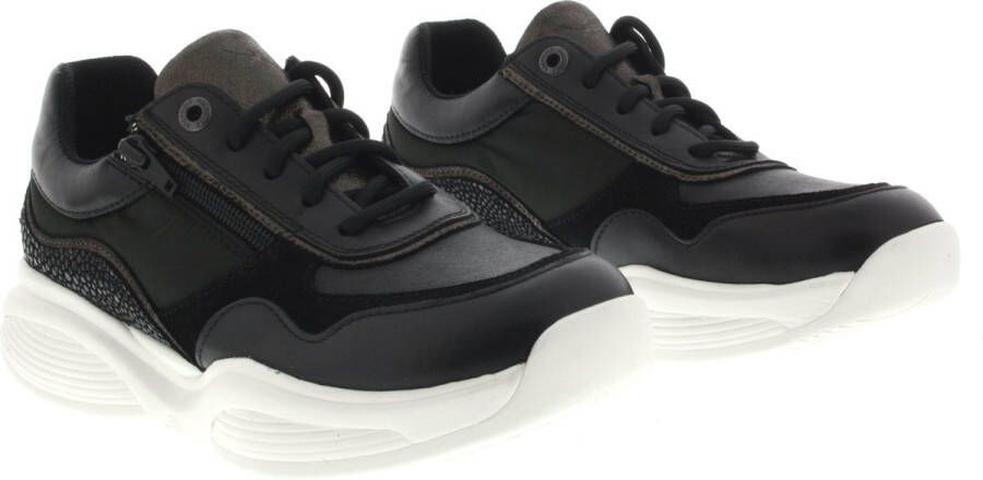Xsensible SWX11 30085.3.002 Zwarte dames sneaker met rits en uitneembaar voetbed - Foto 11
