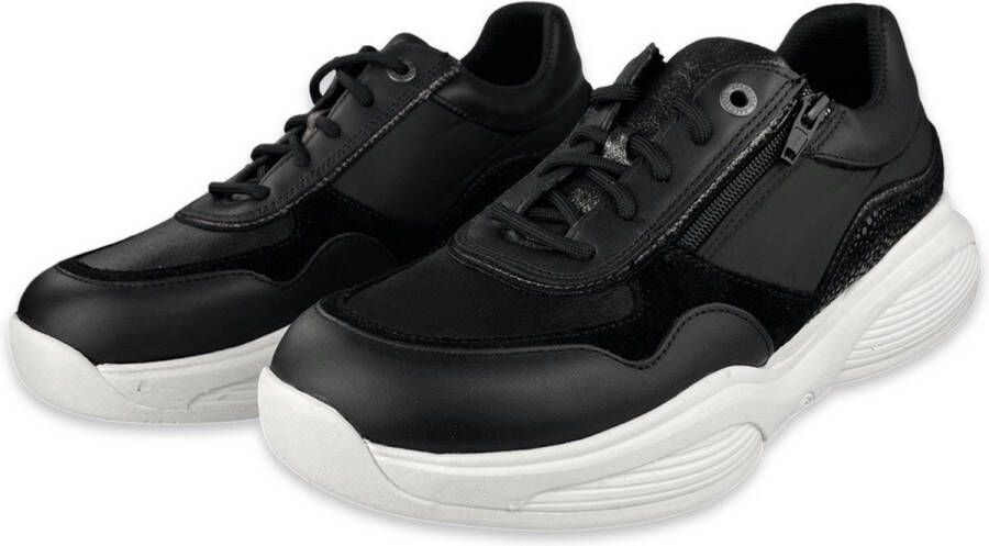 Xsensible Dames Veterschoenen Swx11 Black Zwart