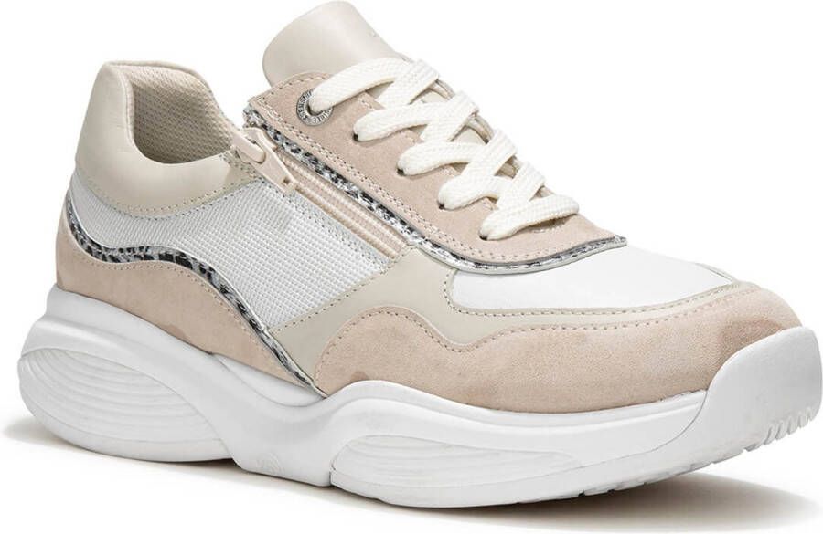 Xsensible Dames Veterschoenen Swx11 Sand Combi Zand