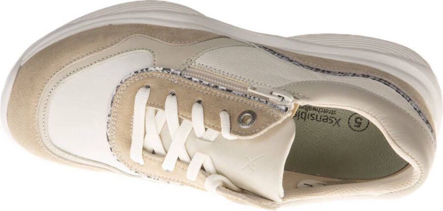 Xsensible Dames Veterschoenen Swx11 Sand Combi Zand