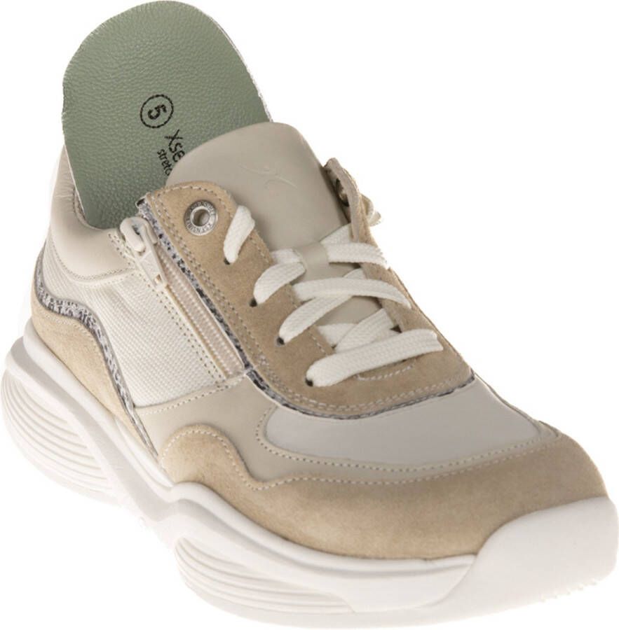 Xsensible Dames Veterschoenen Swx11 Sand Combi Zand