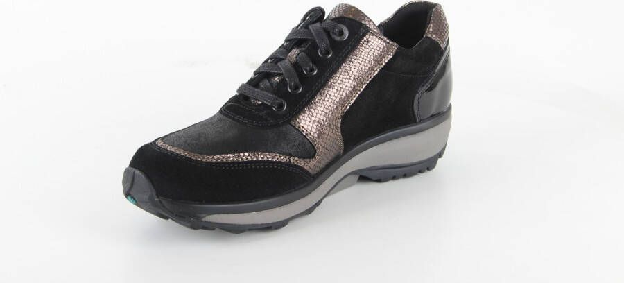 Xsensible Dames Veterschoenen Wembley Black bronze Zwart