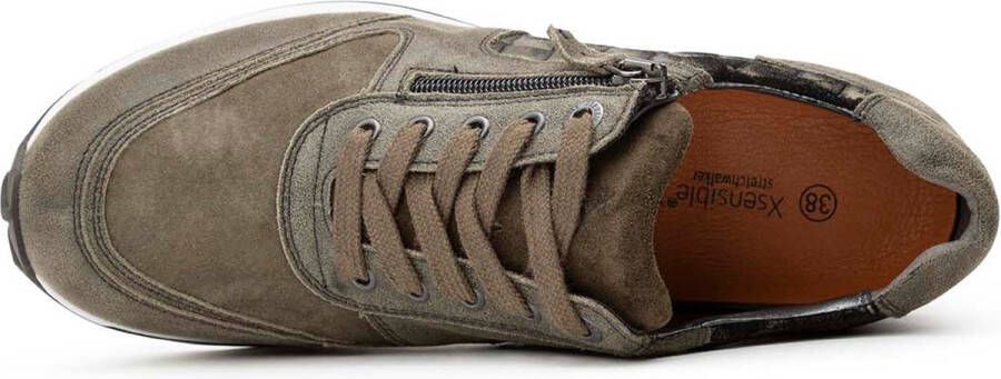 Xsensible Dames Veterschoenen Wembley Forest Groen