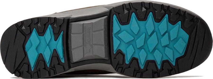 Xsensible -Heren kaki camouflage -abo moss 40407.5 469 H leest wandelschoenen