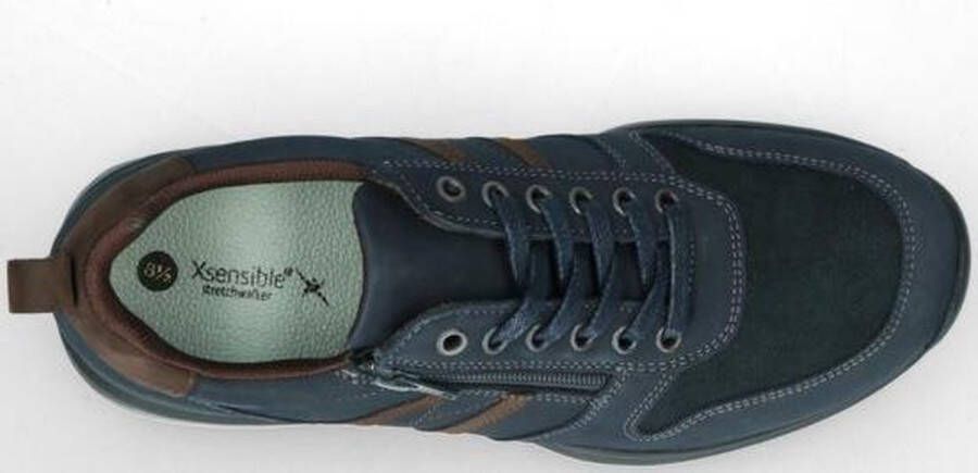 Xsensible Heren Veterschoenen Swx3 30073.2.293 Navy brown Donkerblauw