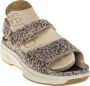 Xsensible Sandaal Aruba 30700.5.501 G H Taupe Zwart 7½ - Thumbnail 7