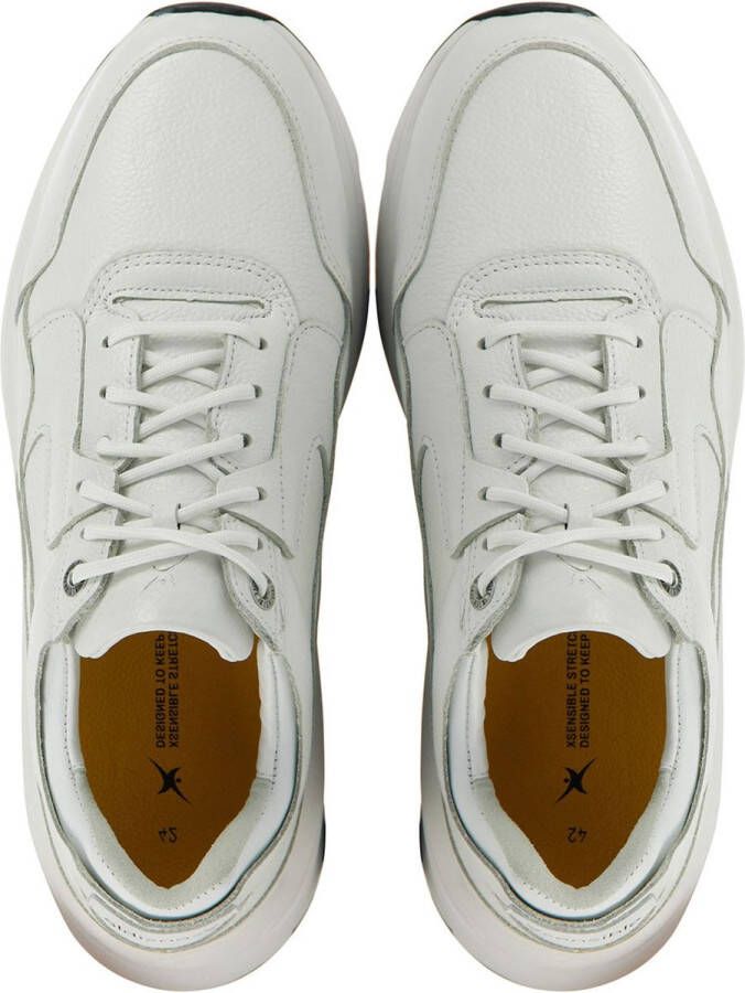 Xsensible Sneakers Heren Lage sneakers Herenschoenen Leer 33200.5 Wit