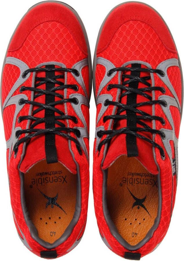 Xsensible Vrouwen Suède Lage sneakers Damesschoenen 40202.5 Rood - Foto 11